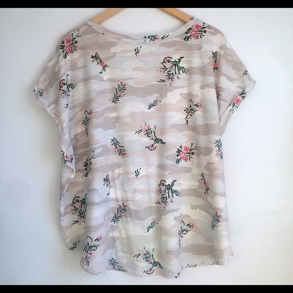 LUCKY BRAND Floral Camo Tee - Picture 6 of 8